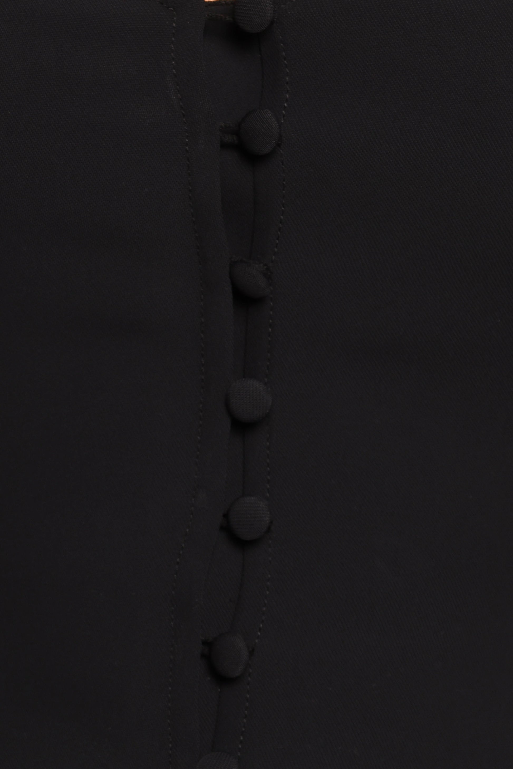 Peplum Pleat Button-Front Top