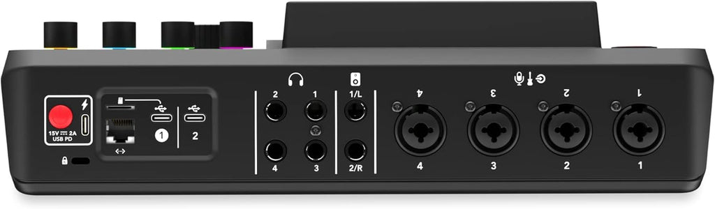All-in-One Production Solution for Podcasting, Streaming, Music Production and Content Creation,Black