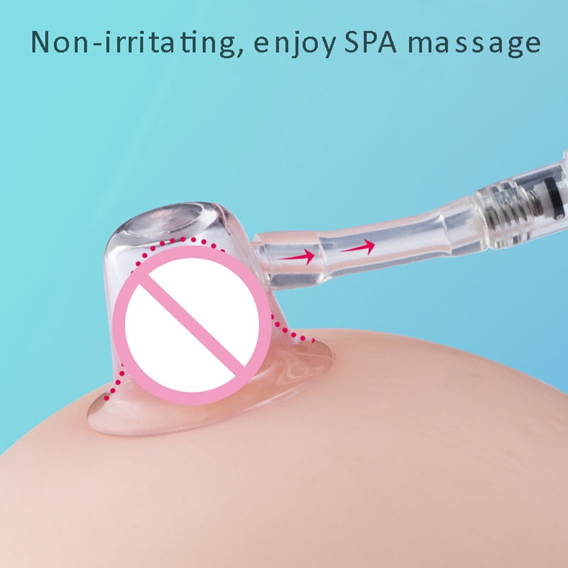 2 Pcs Nipple Vacuum Extractor Aspirator Corrector Feeding Sucking Tool for Flat Inverted Retraction Nipple Treatment
