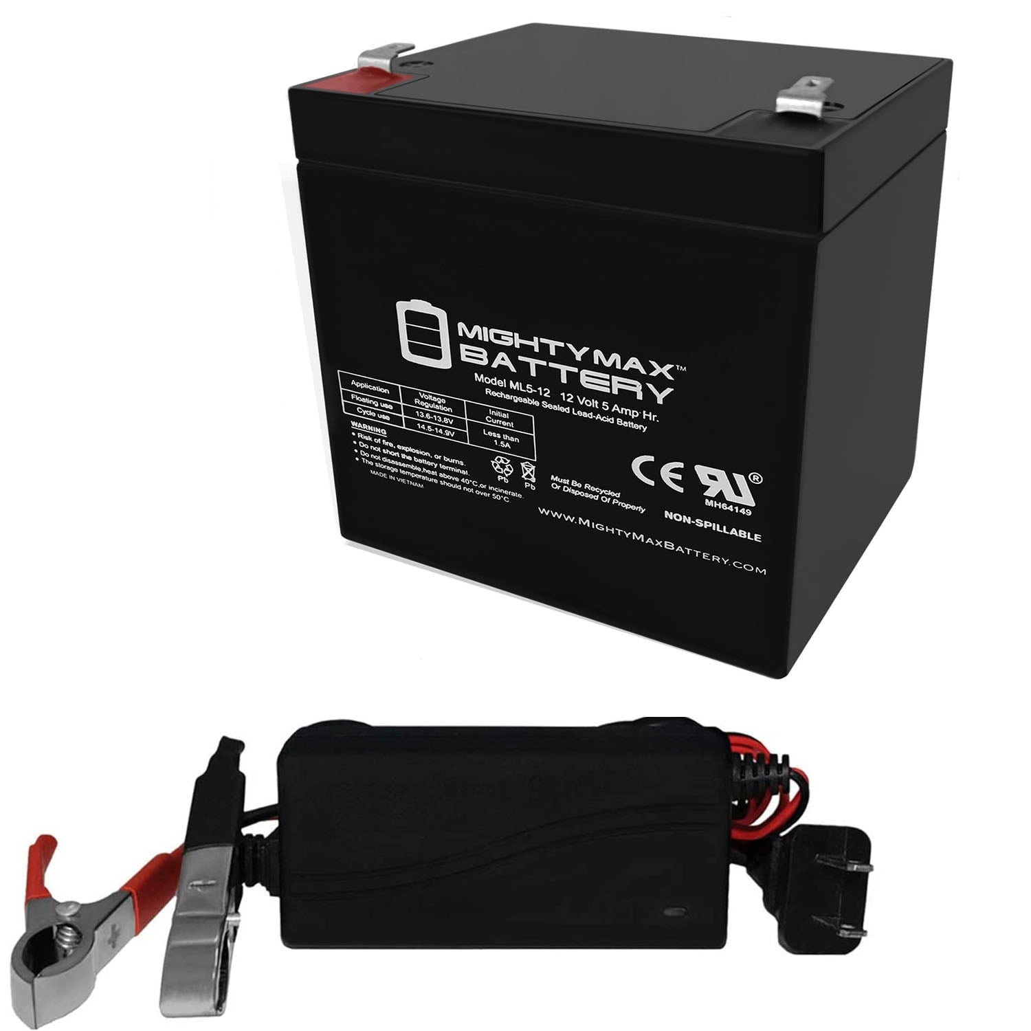 12V 5AH SLA Battery Replacement for FloLogic System 3.0