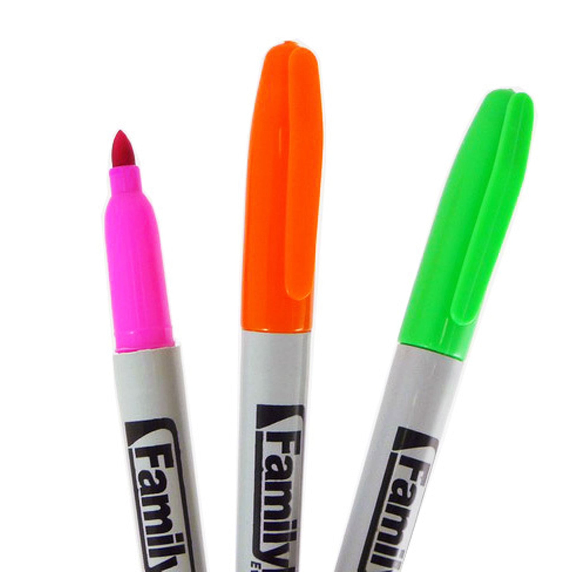 16pc Fine Tip Permanent Markers Assorted Color Waterproof Resistant Colorful Ink