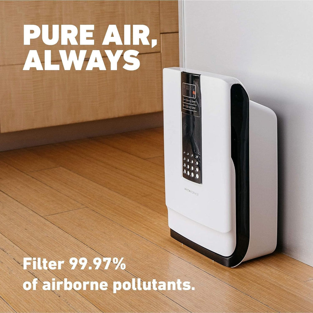 A truly efficient air filter household air purifier, capable of removing 99.9% of dust, smoke, pet dander, odors, and volatile organic compounds, with a coverage area of up to 1500 square feet. A quiet air purifier with intelligent sensors, suitable