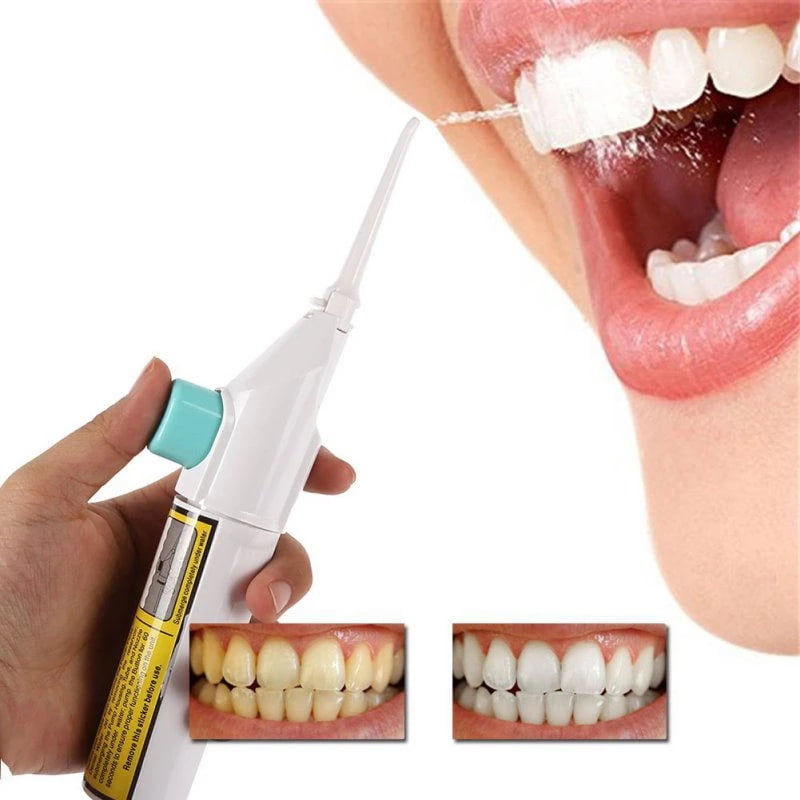 1Pcs Oral Irrigator Dental Water Jet Floss Pick Teeth Cleaning Flusher Air Powered