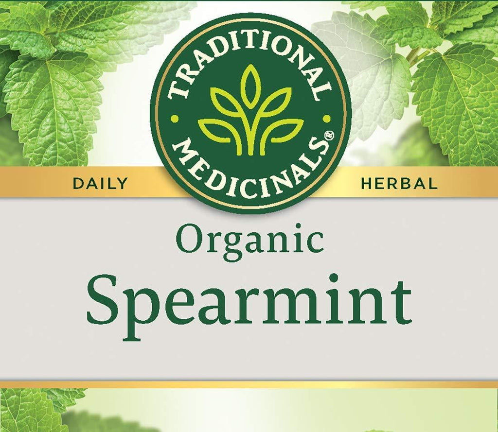 2 Packs of Traditional Medicinals Organic Tea – Spearmint 16 Bags