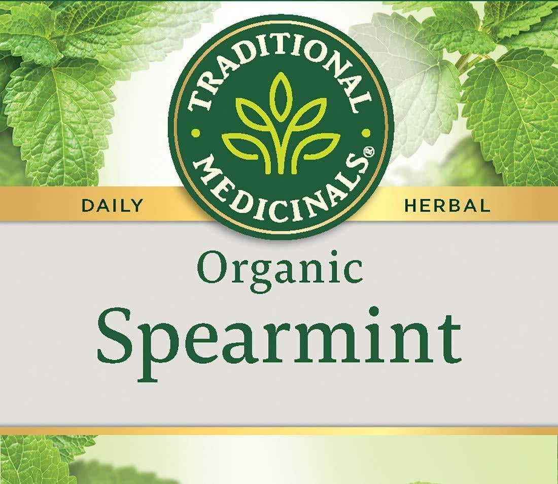 2 Packs of Traditional Medicinals Organic Tea – Spearmint 16 Bags