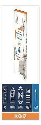 1PK HAM103291 Fore Multipurpose Print Paper, 96 Bright, 20 lb, 8.5 x 14, White, 500/Ream