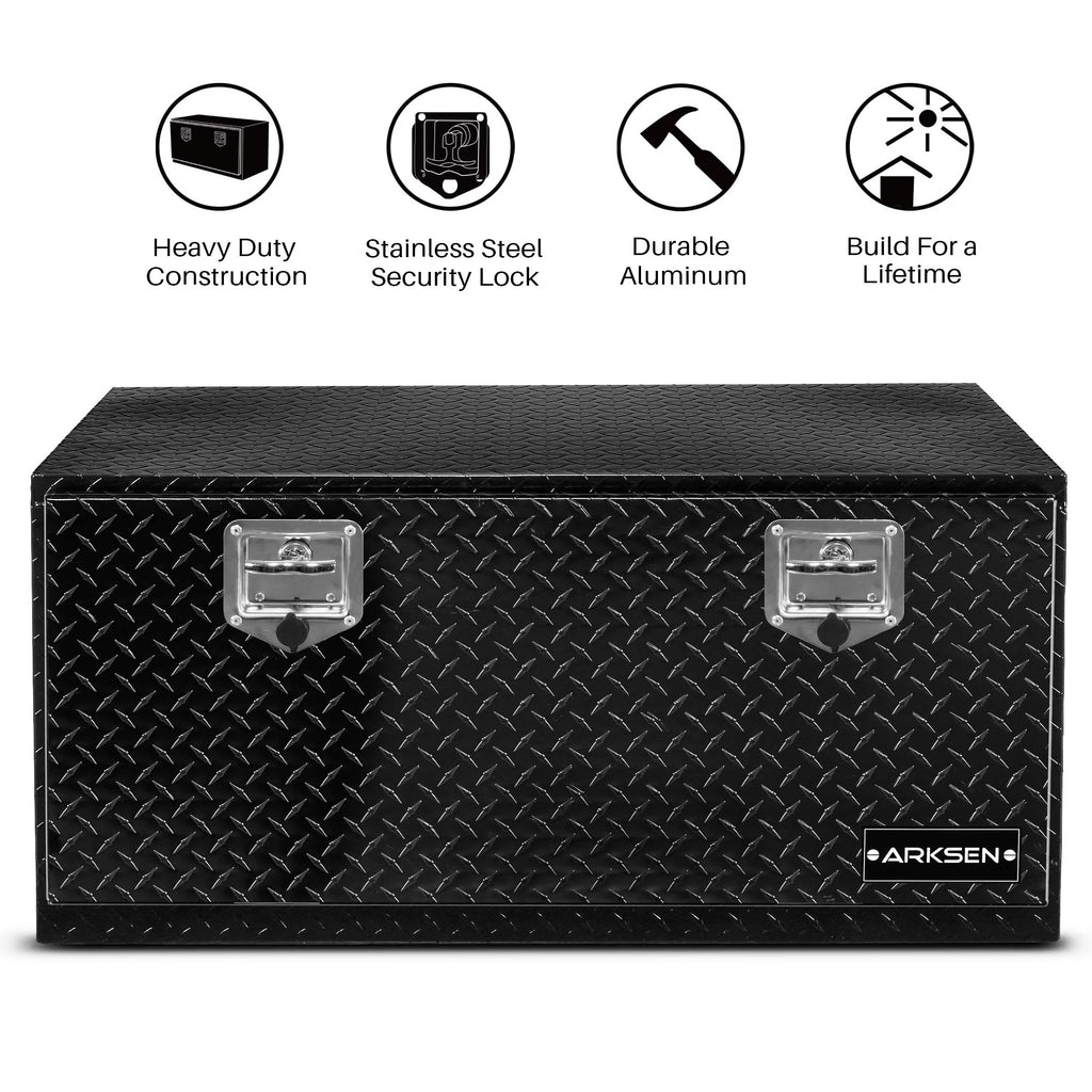 36 Inch Heavy Duty Aluminum Diamond Plate Tool Underbody Box
