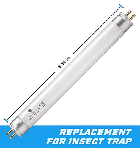2 Pack 6 Watt Replacement Bulbs F6T5/BL Fluorescent Tube G5 Base 9 inch Full Length Replacement for DT2000XL and DT2000XLP and DT3012 by Bluex