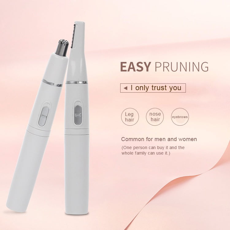 2 In 1 Professional Electric Nose Ear Hair Trimmer For Men And Women Eyebrow Shaping Knife