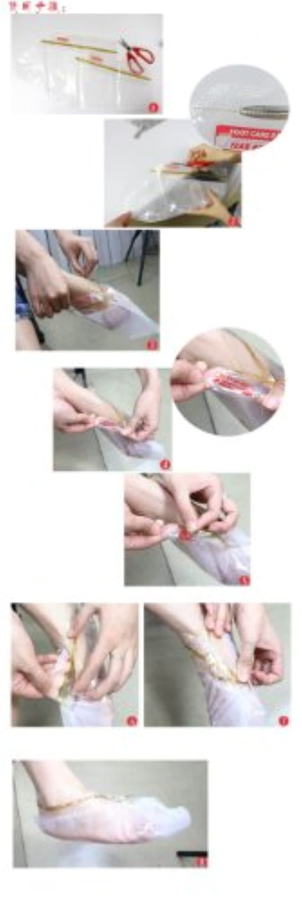 2 pairs (4 pcs) of rolanjona exfoliating foot mask peeling feet masks , exfol