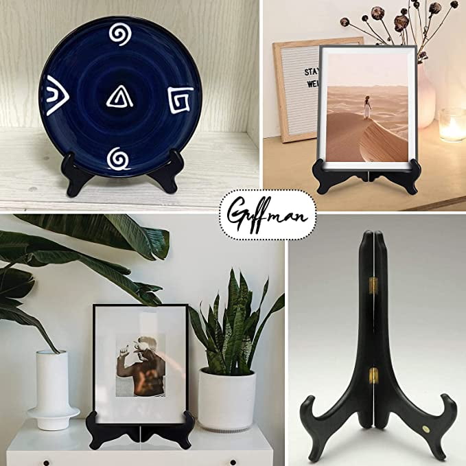 12 Wooden plate stand, easel
