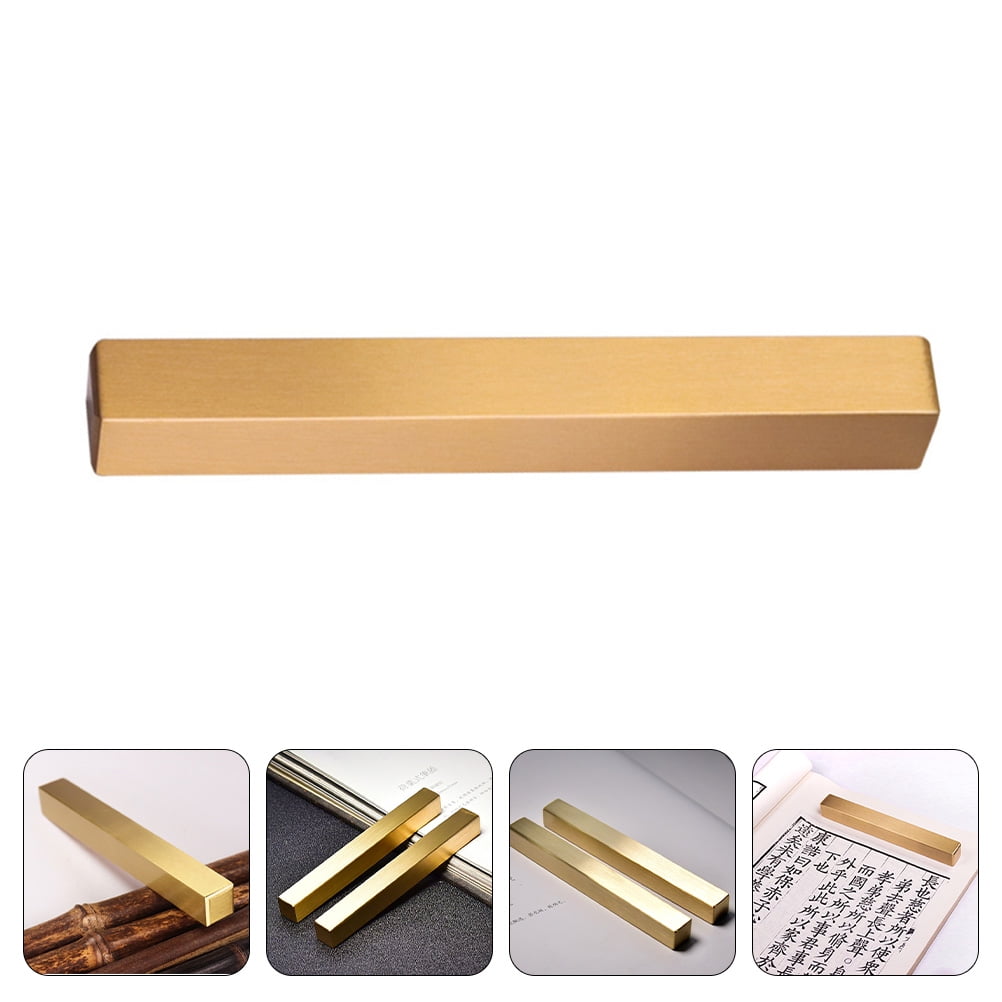 1Pc Calligraphy Copper Paperweight Stationery Painting Writing Letterweight