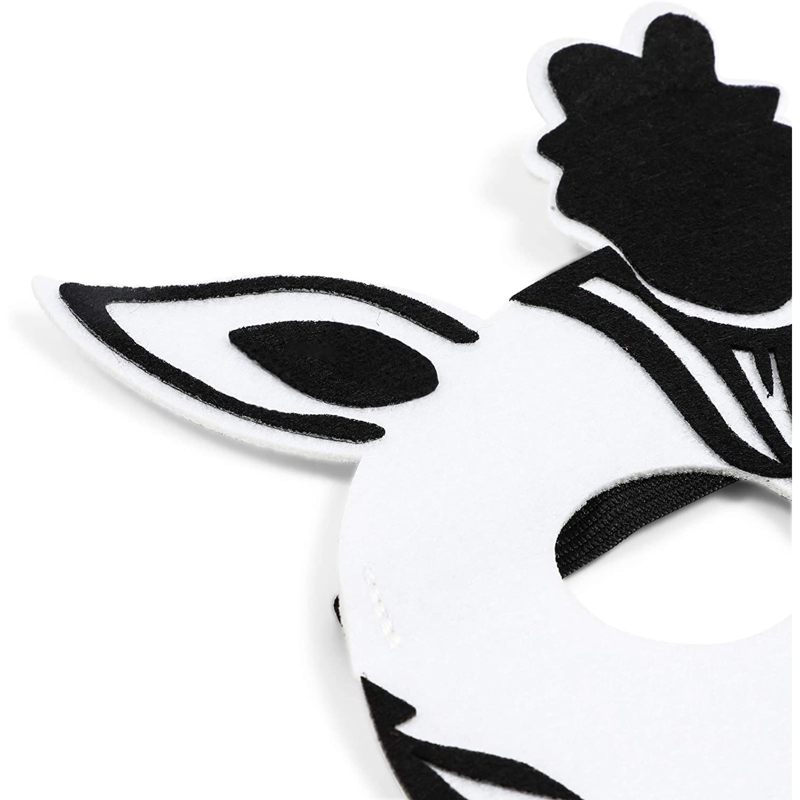 12-Pack Animal Party Felt Masks, Safari Jungle Theme for Kids Birthday Party Favors and Costume Dress Up, 12 Designs