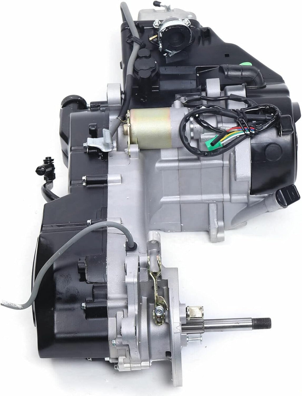 150CC 4 Stroke Engine Motor, Gy6 Single Cylinder Complete Engine Kit for 110cc-150cc Atvs and Go Karts and 11" Long Box Engine Size Scooters High-Flow Oil Pump CVT Carburetor Top Mount