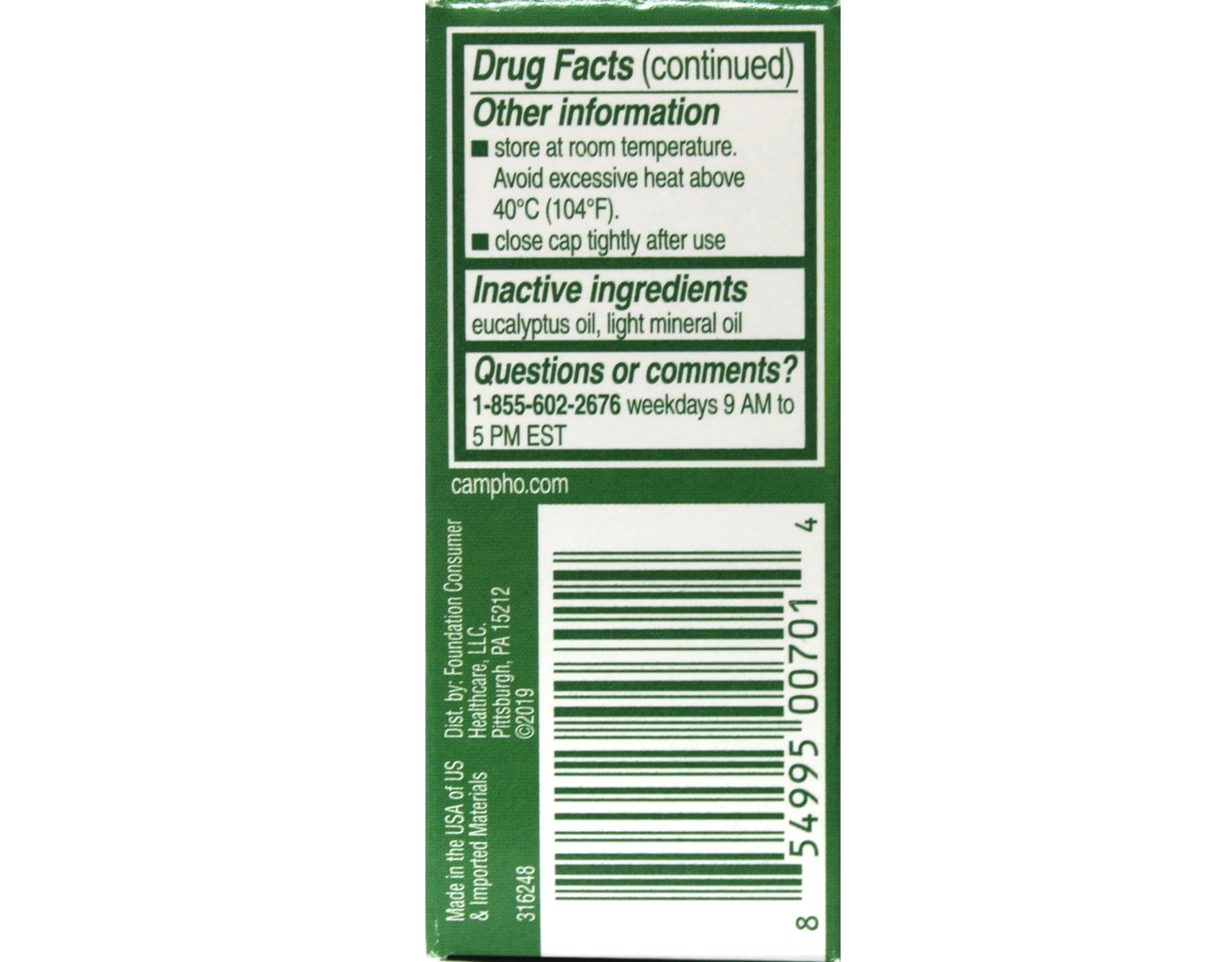 2 Pack – Campho-Phenique Pain Relieving Antiseptic Liquid, 0.75oz Each