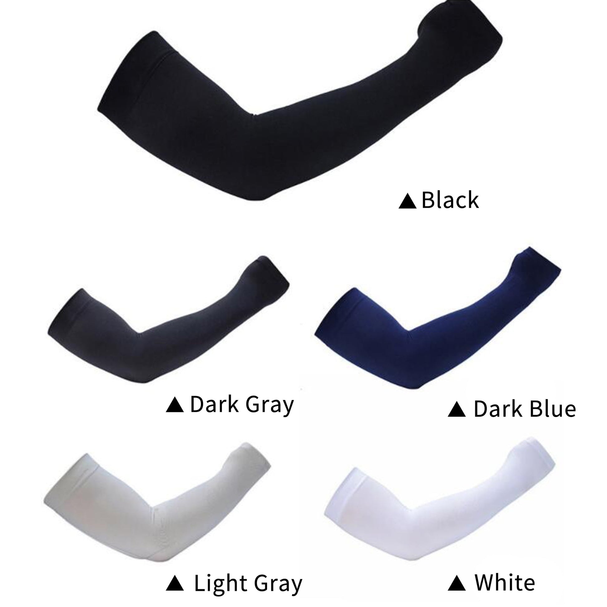12 Pcs Cooling Arm Sleeves Cover for Women & Men UV Sun Protection, 50 Compression long Sleeves to Cover Arms for Biking, Gardening, Driving, Fishing, Golf, Hiking