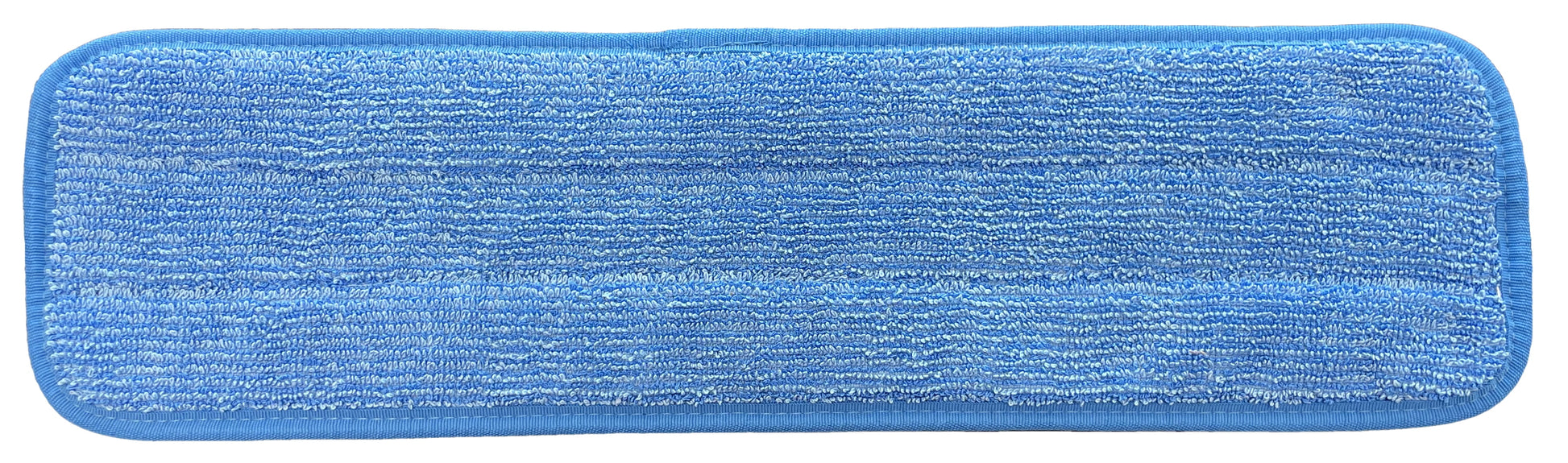 18 inch Blue Microfiber Mop Pads – 12 Pack : Premium Looped Pile Wet or Dry