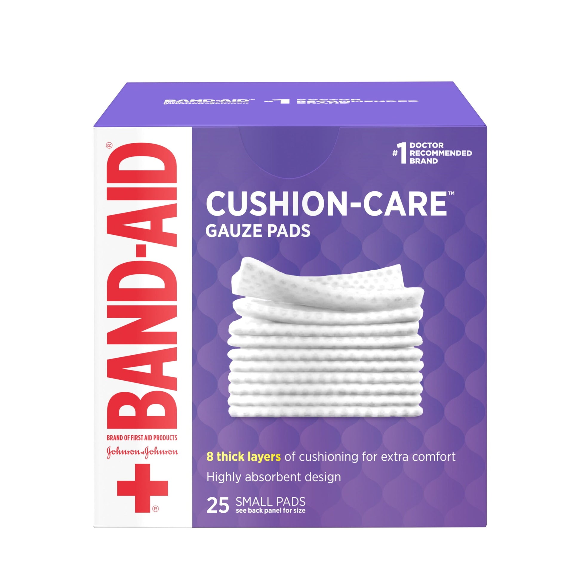 2 Pack – BAND-AID First Aid Small Gauze Pads, 2 in x 2 in, 25 Each