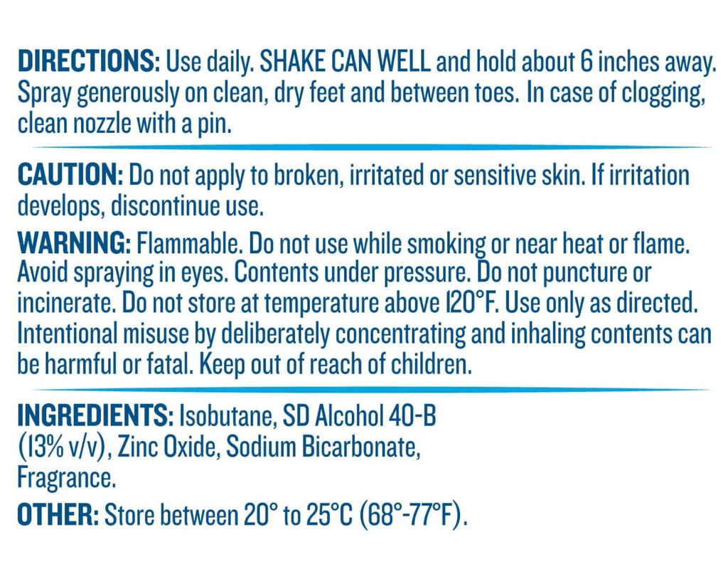 2 Pack Dr. Scholls Odor-X Odor Fighting Spray Powder 4.7 Oz Each