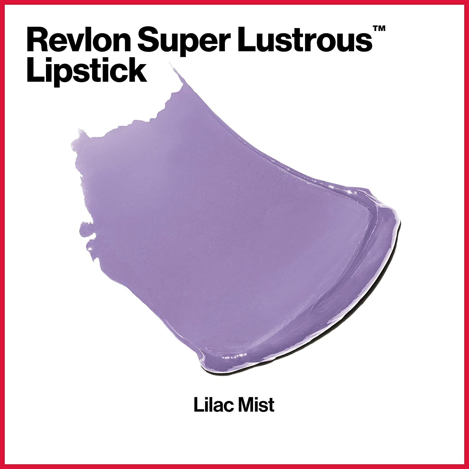 2 Pack Revlon Super Lustrous Lipstick, with Vitamin E and Avocado Oil, in Purple, Cream Lipstick, 042 Lilac Mist, 0.15 oz
