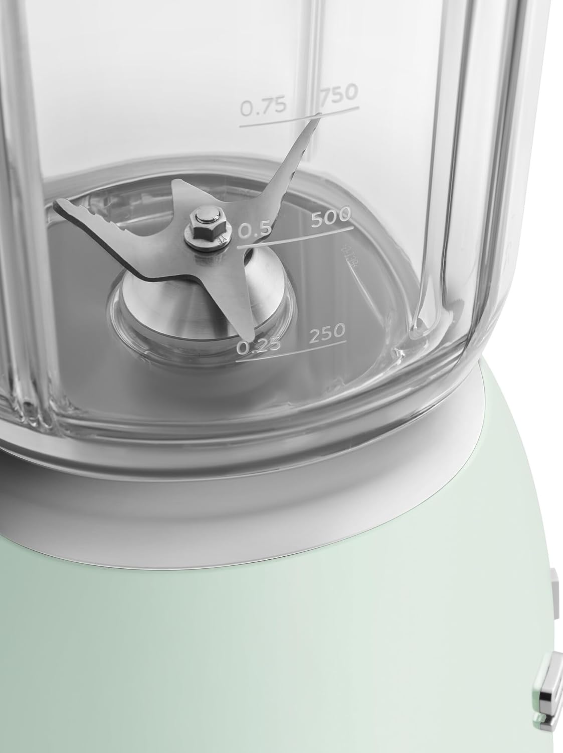 Backwash-style blender - 600-watt countertop blender, equipped with a 48-ounce BPA-free capacity container, featuring 3 speed modes and pulse function, ice crushing function and juice blending function - adopts the 50th anniversary design style - gen