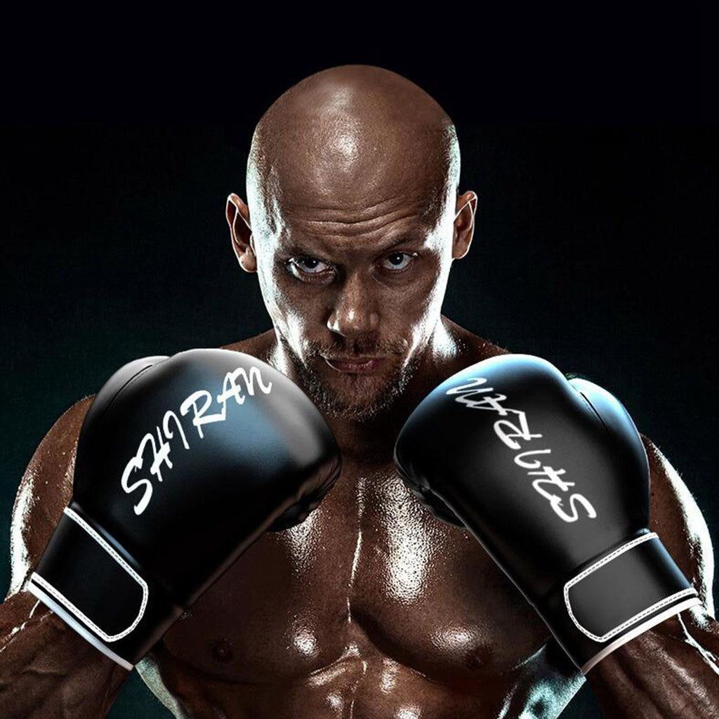 2 Pair Boxing Practice Gloves Sparring PU Leather Workout Punching Bag
