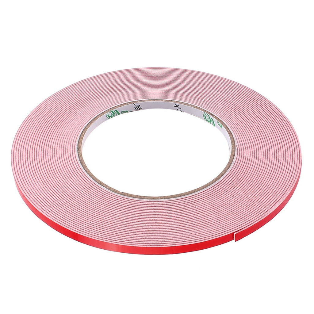 2 Pcs 5mmx1mm Double Sided Sponge Tape Adhesive Sticker Foam Glue Strip 33Ft