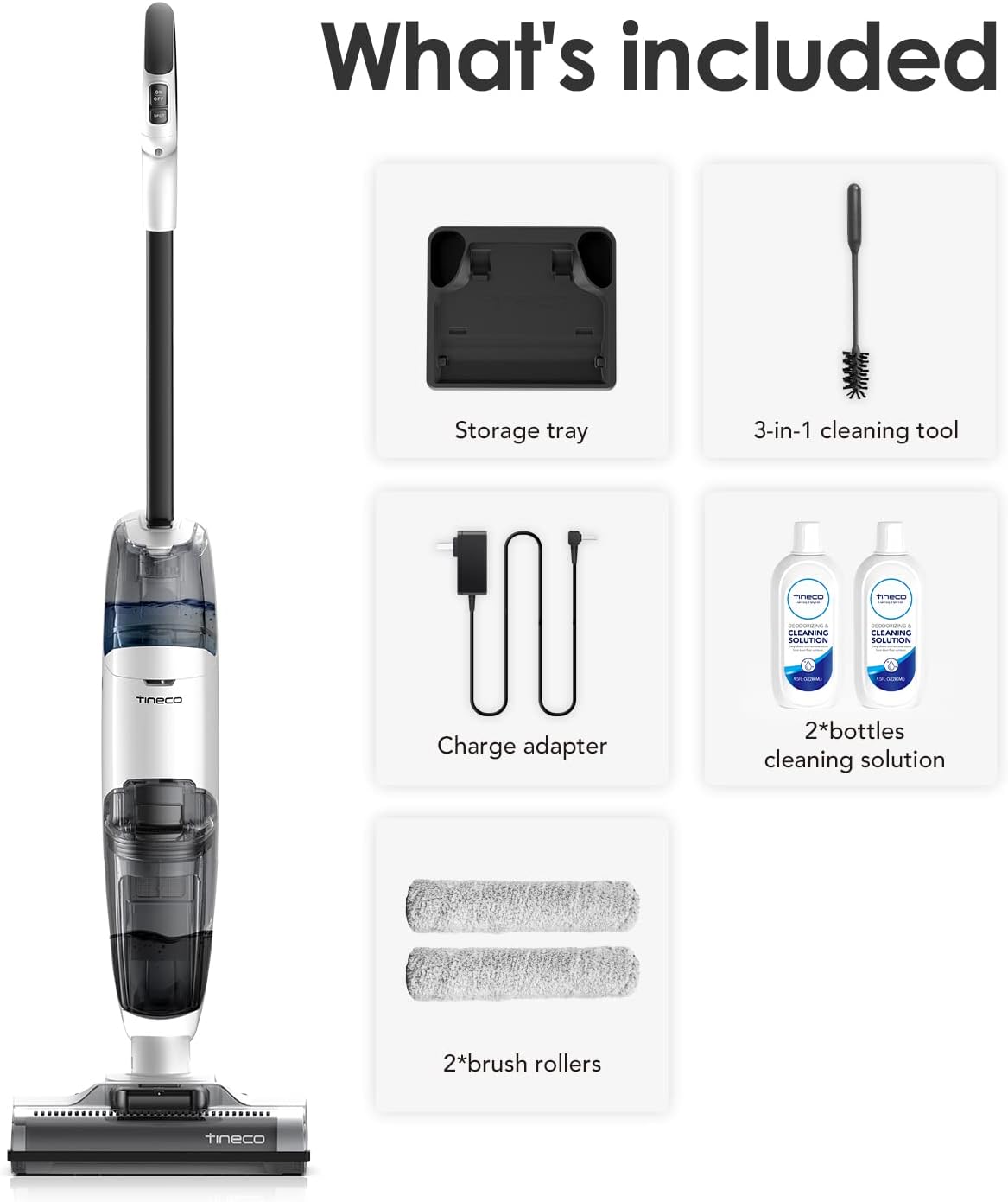 Complete Cordless Wet Dry Vacuum Floor Cleaner and Mop, One-Step Cleaning for Hard Floors, Great for Sticky Messes and Pet Hair
