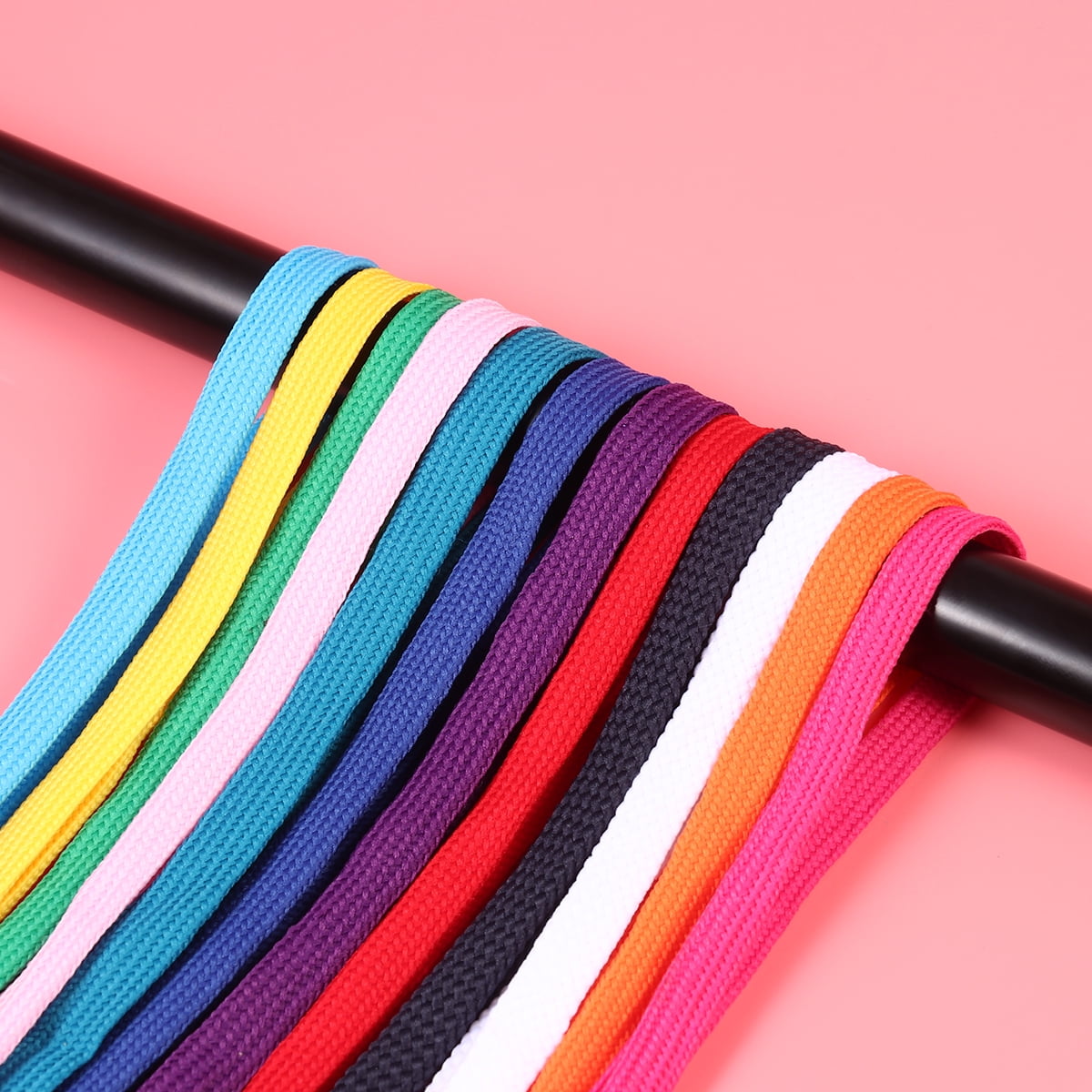 12 Pairs Flat Shoelaces Colored Shoe Laces Shoestrings for Sneakers Skate Shoes Sport Shoes Boots Replacement Shoelaces