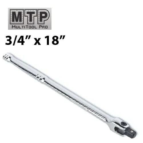 18′ Breaker Bar 3/8 Drive Long Hand Tool for ratchet Wrench Socket CRV