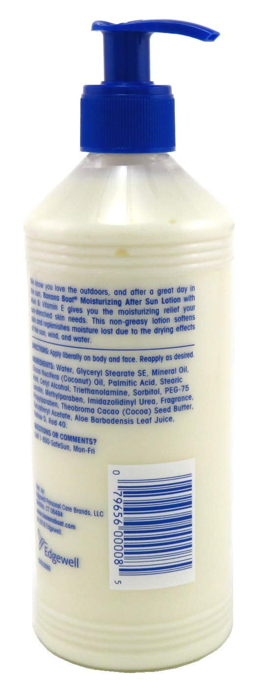 2 Pack Banana Boat Aloe After Sun Lotion 16oz Each