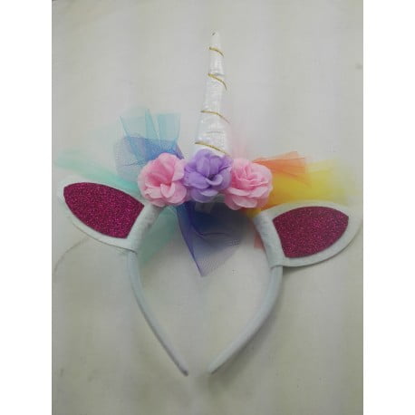 1pc Unicorn Deco LED light-up Headband for party