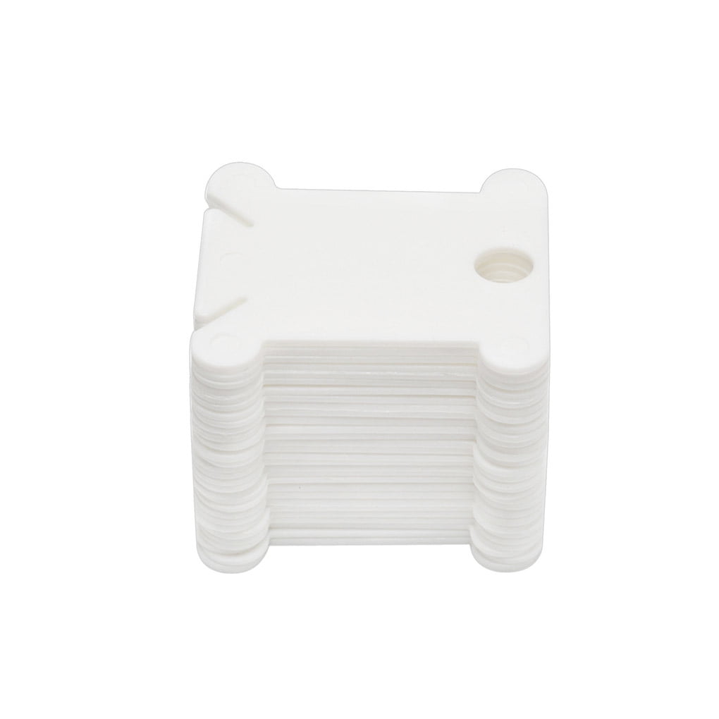 1pc String Winder and 120pcs Plastic Floss Bobbins Embroidery Floss Organizer Cross-Stitch Thread Holder Cards