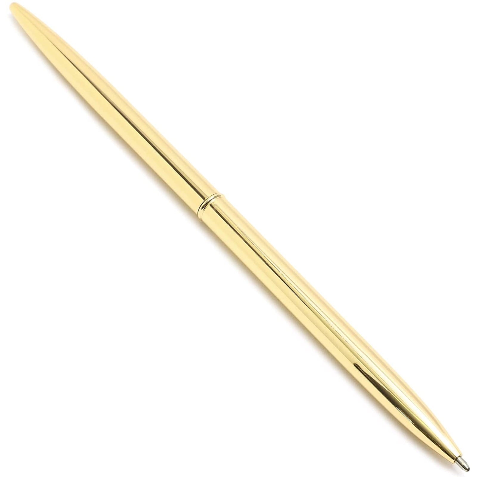 12 Pack Gold Ballpoint Pen Set for School and Office Supplies, 6.4 in