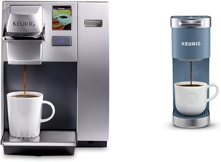 Commercial office single-cup K-Cup coffee machine, silver version