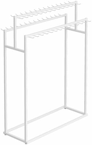 Floor Mounted Belt Hanger & Organizer Rack - Versatile Storage Holder for Belts, Ties, Scarves & Purses - Commercial Display Stand for Men’s Closet, Multifunctional Accessory Storage Solution
