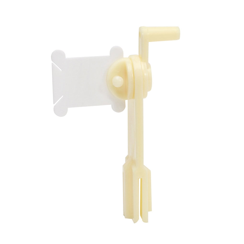 1pc String Winder and 120pcs Plastic Floss Bobbins Embroidery Floss Organizer Cross-Stitch Thread Holder Cards