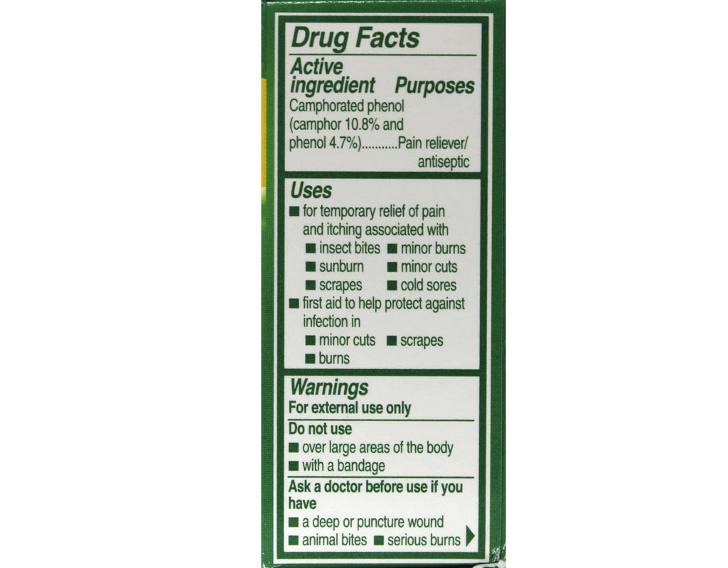 2 Pack – Campho-Phenique Pain Relieving Antiseptic Liquid, 0.75oz Each