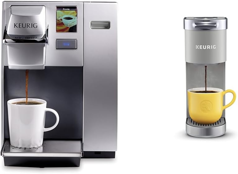 Commercial office single-cup K-Cup coffee machine, silver version
