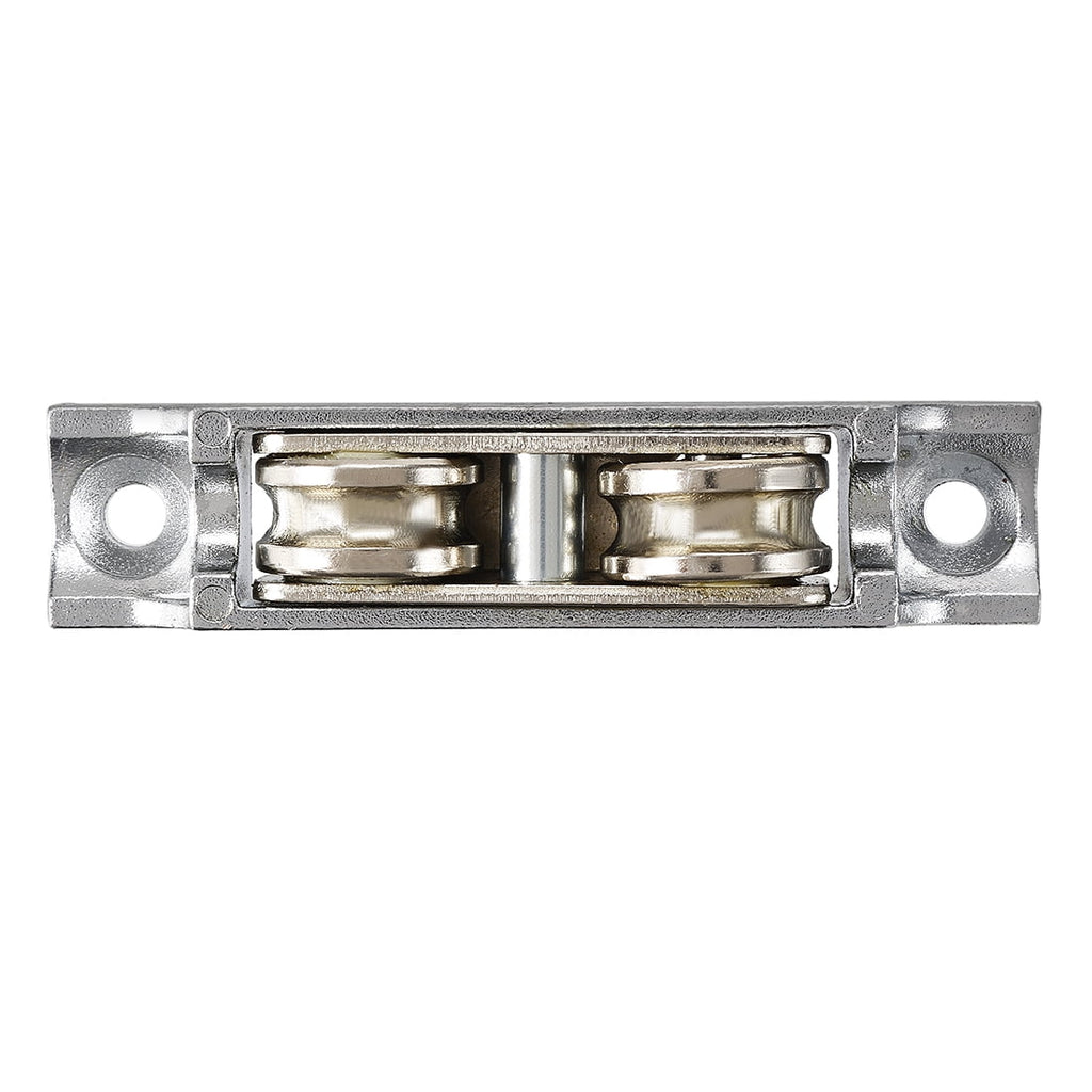 16mm Dia Bearing Steel Electroplating Double Wheel Sliding Door Window Pulley