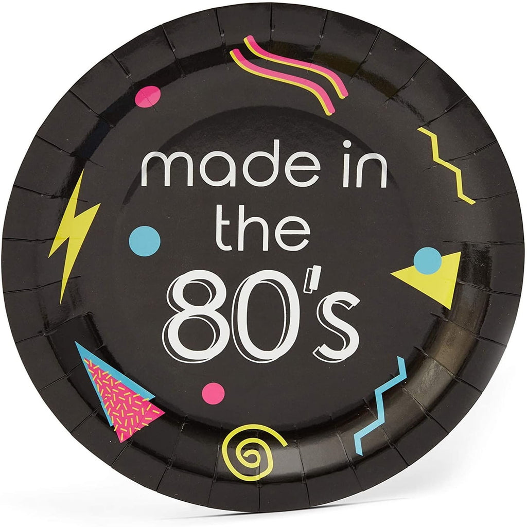 146 Piece Made in the 80’s Party Decorations, Dinnerware Set, Serves 24