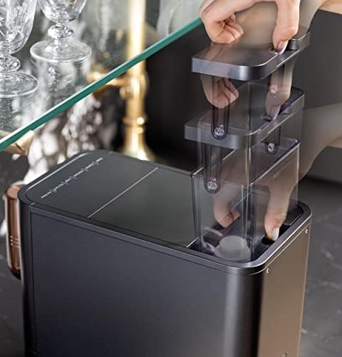 Automatic coffee grinder coffee machine, built-in milk frother, adjustable coffee bean grinder, one-button brewing function