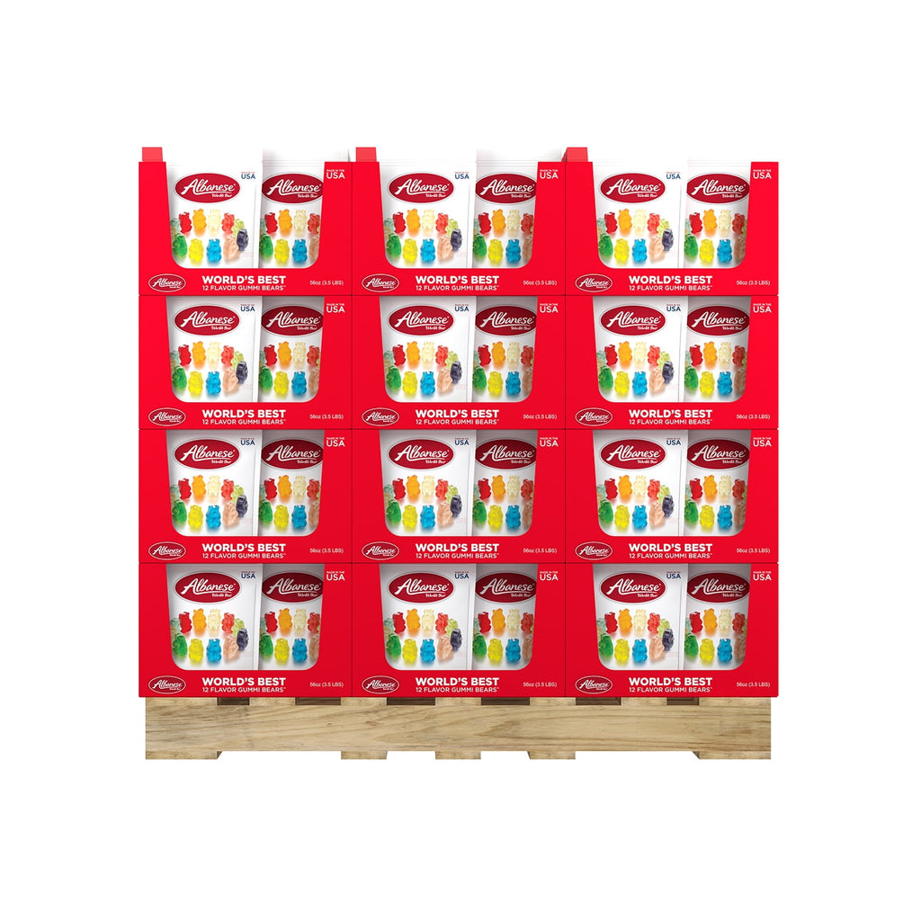 12 Flavor Gummi Bears 56 oz