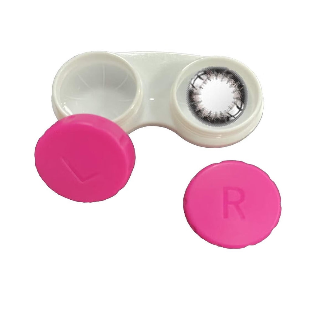 12 Pack Colourful Contact Lens Case Box Holder Container Soak Storage Kit