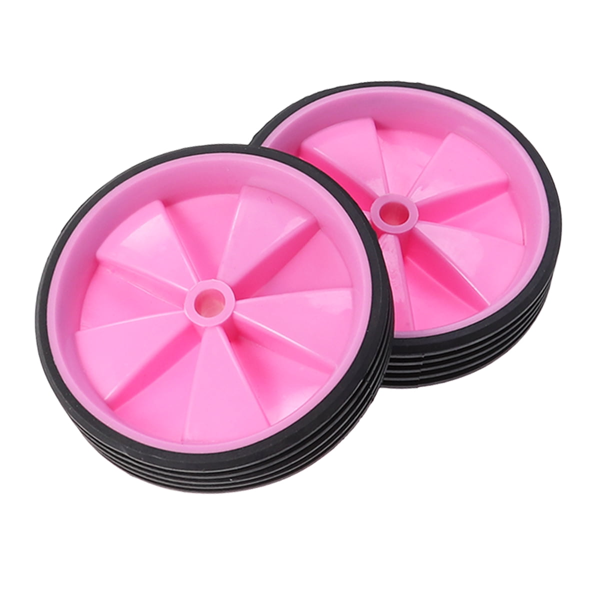 12-20 Inch Universal Porous Training Wheels Auxiliary Wheel Children’s Accessories Balance Auxiliary Wheels(Pink)