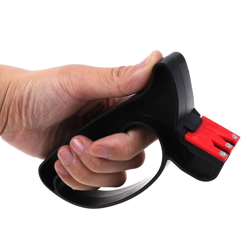 2 In 1 Handheld Knife Scissor Blade Knife Sharpener Sharpening Cooking Tools