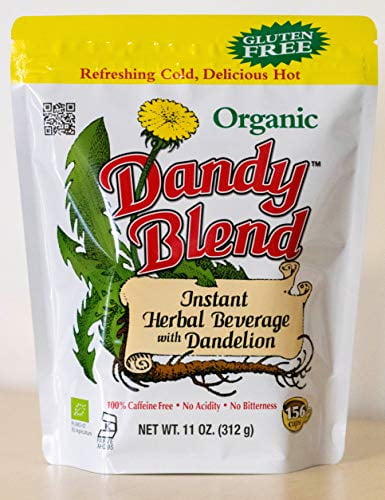 156 Cup Bag of Certified Organic Dandy Blend Instant Herbal Beverage with Dandelion, 11 oz. (312g) Bag