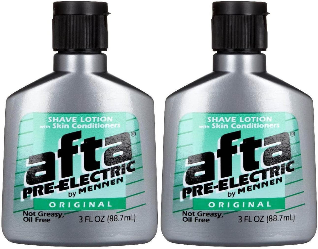 2 Pack – Afta Pre-Electric Shave Lotion Original 3 oz