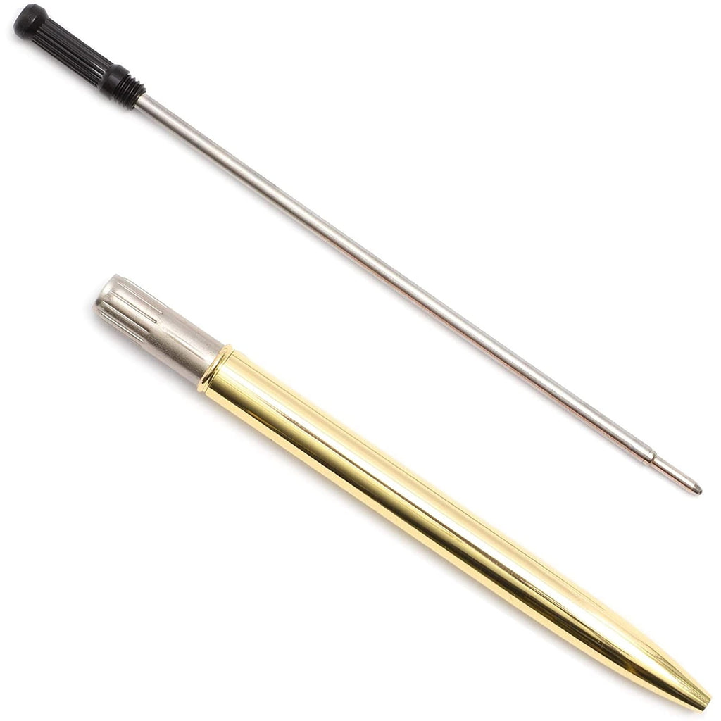 12 Pack Gold Ballpoint Pen Set for School and Office Supplies, 6.4 in