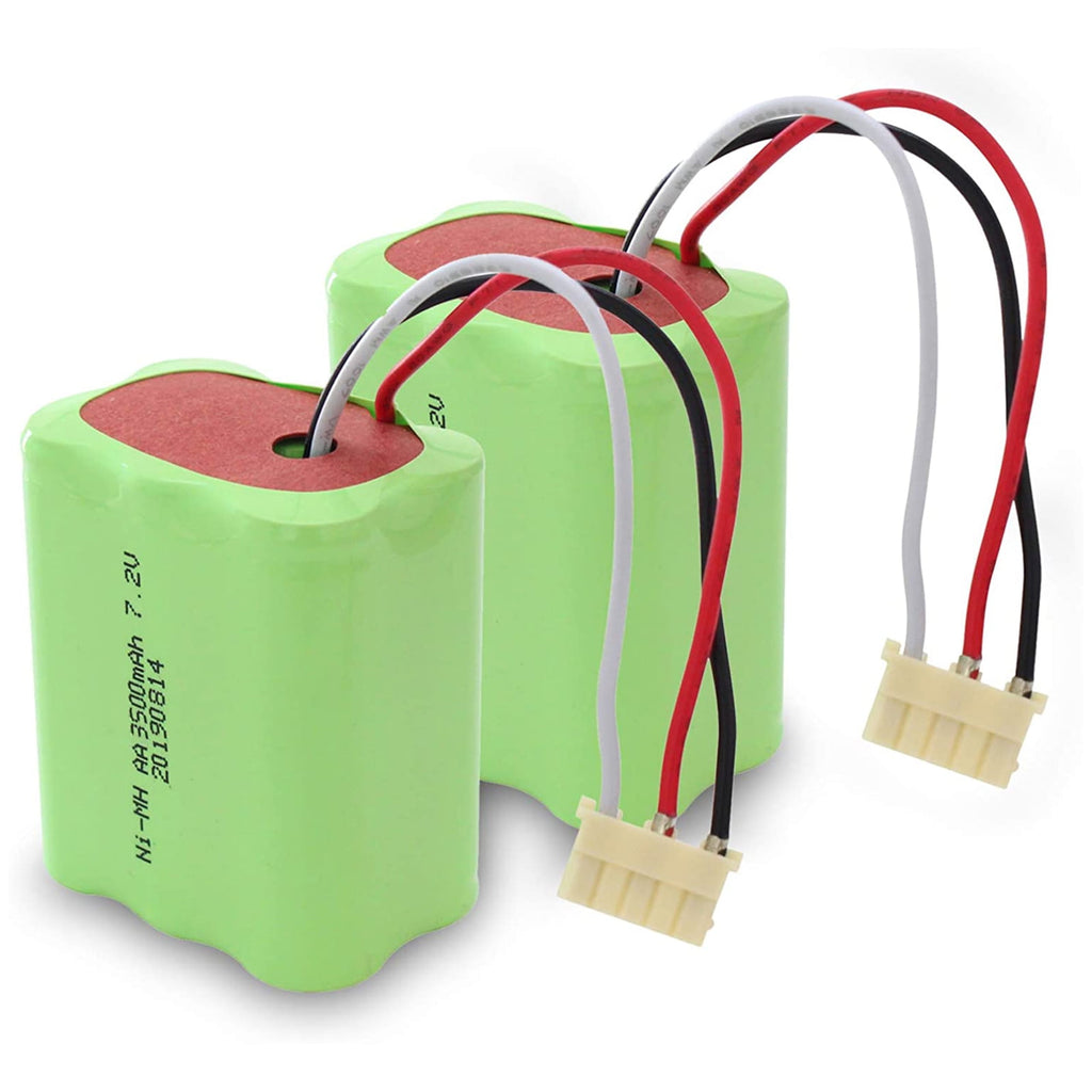 2 Pack 7.2V 3500mAh Ni-MH Replacement Battery Compatible with iRobot Vacuum Cleaner Sweeping Machine Braava 380 380T 390 390T Mint 5200B 5200C Floor Mopping Robots Battery
